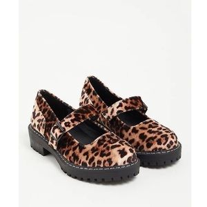 Torrid leopard mary janes WW 7